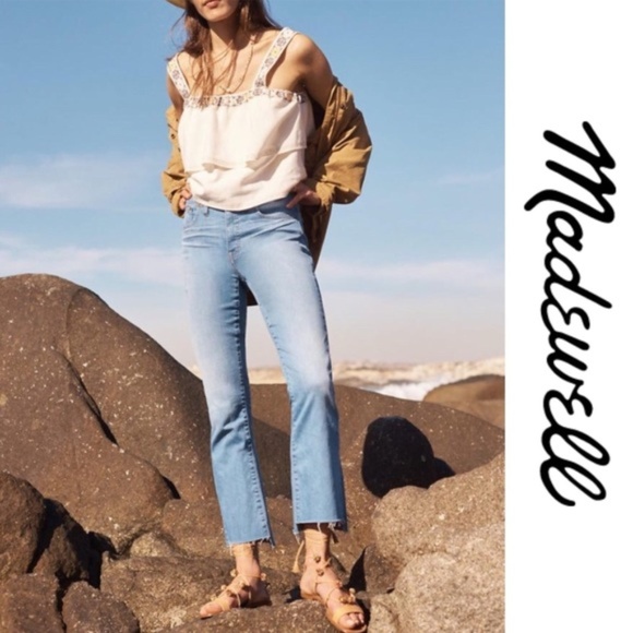 Madewell Pants - Madewell Cali Demi-Boot Jeans Step-Hem 32 NWOT